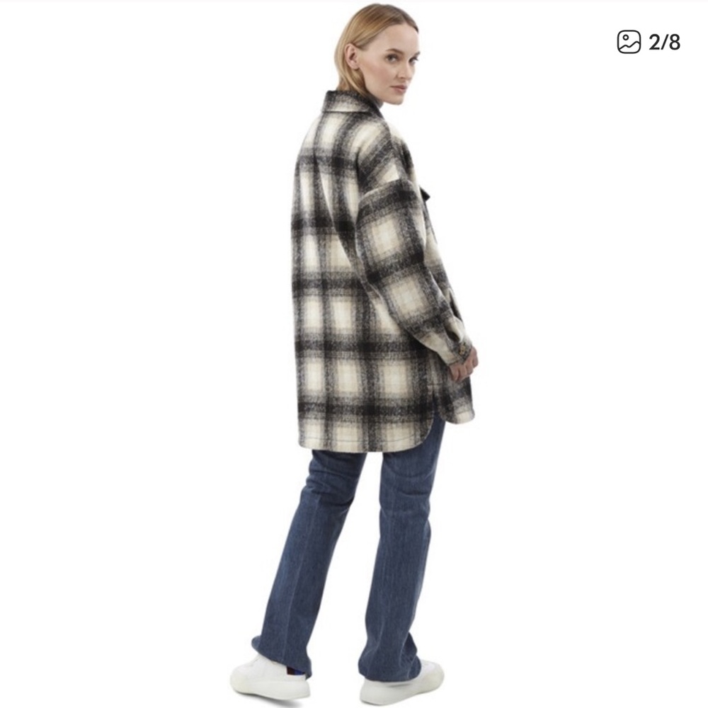 Plaid jacket/coat, great condition 
Apparis Elegant Black plaid Jacket - Picture 3 of 12